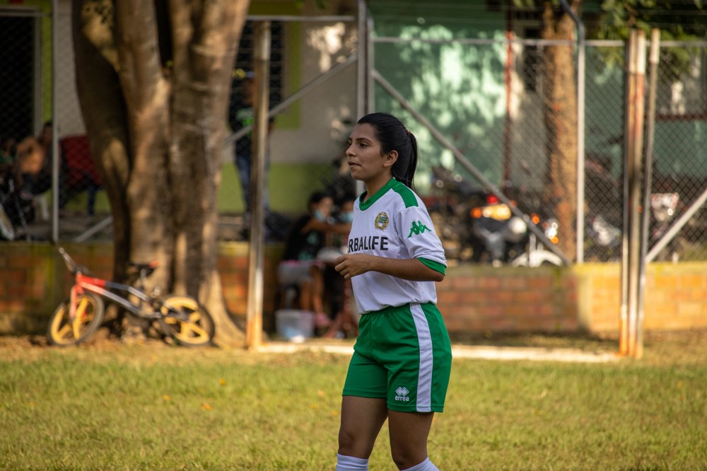 Daniela under en match mot Rio Frio, Foto: Colin Nairn