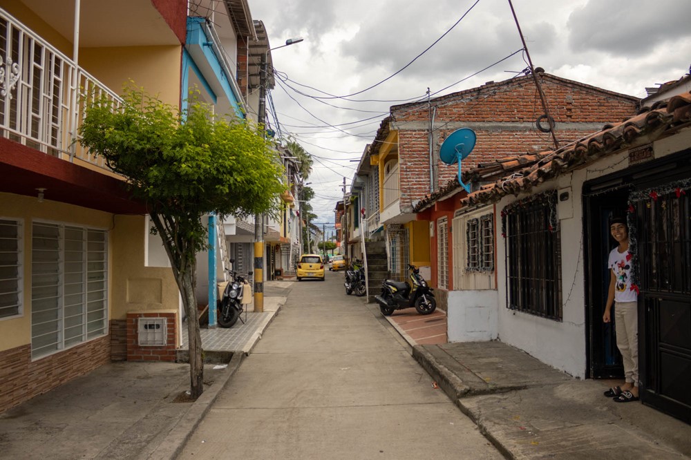Gatan till Valentinas boende